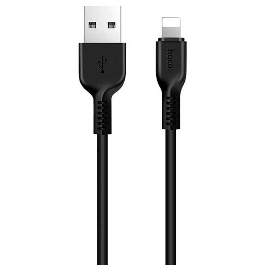 Зарядные устройства и кабели - Кабель USB HOCO X20 Flash USB - Lightning 3 м, черный/белый