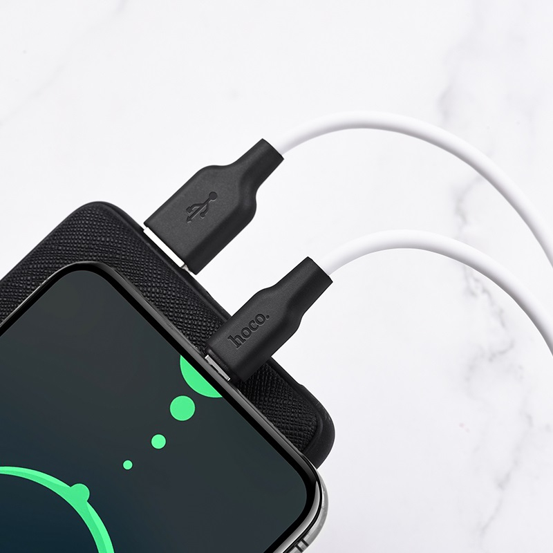 Зарядные устройства и кабели - Кабель USB HOCO X21 Plus Silicone USB - Type-C, 3A, 1 м