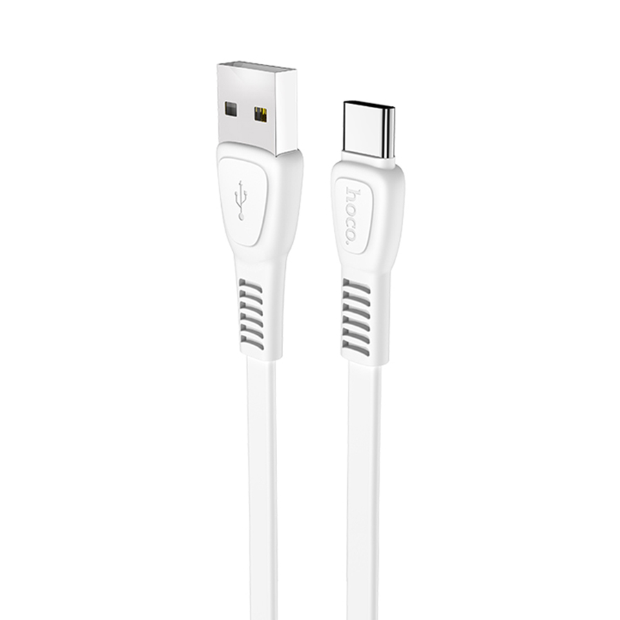 Зарядные устройства и кабели - Кабель USB HOCO X40 Noah Type-C, 3A, 1 м, белый/черный