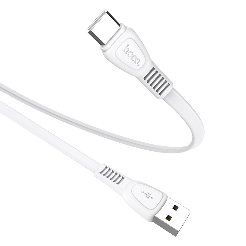 Зарядные устройства и кабели - Кабель USB HOCO X40 Noah Type-C, 3A, 1 м, белый/черный