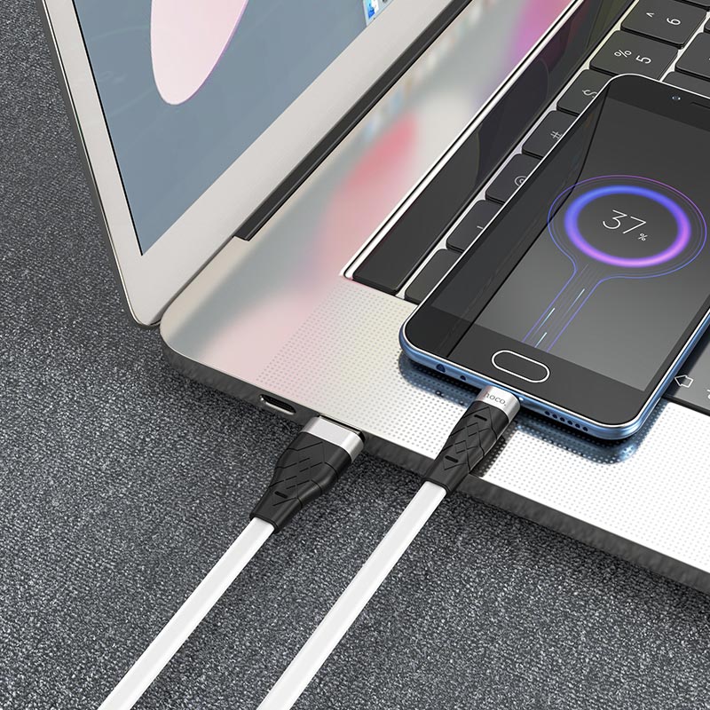 Зарядные устройства и кабели - Кабель HOCO X53 Angel USB - MicroUSB, 2.4А, 1 м, белый