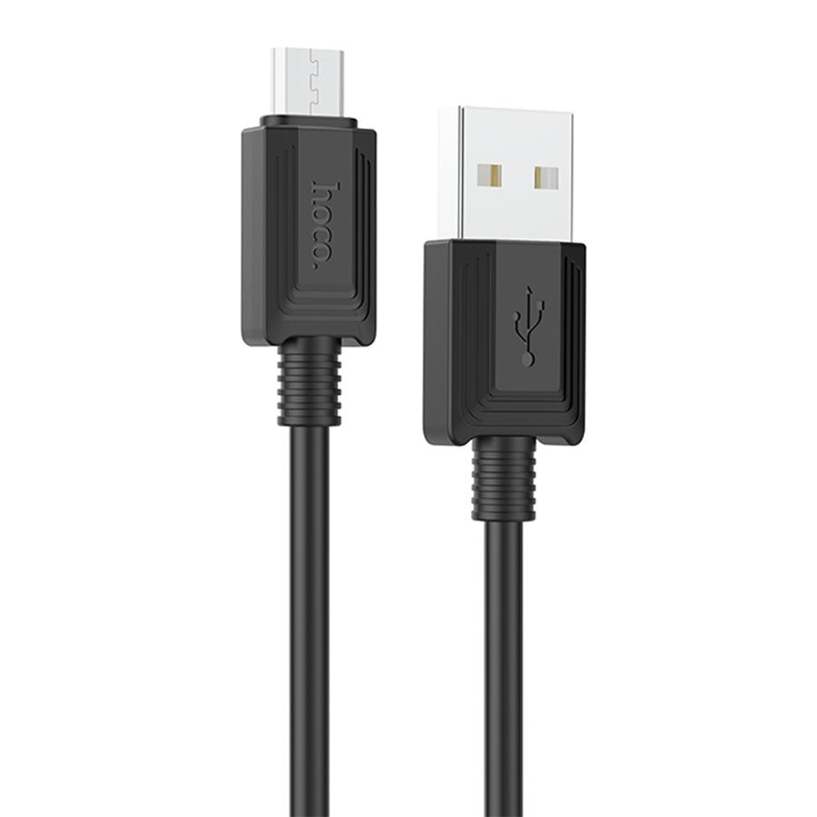 Зарядные устройства и кабели - Кабель HOCO X73 USB - MicroUSB, 2.4А, 1 м, черный