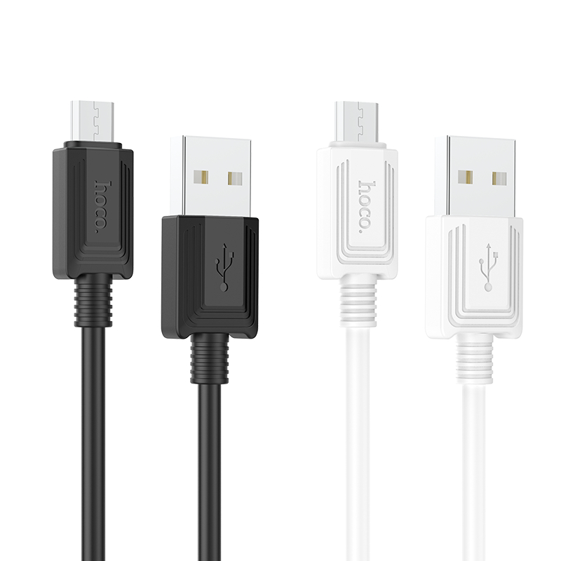 Зарядные устройства и кабели - Кабель HOCO X73 USB - MicroUSB, 2.4А, 1 м, черный