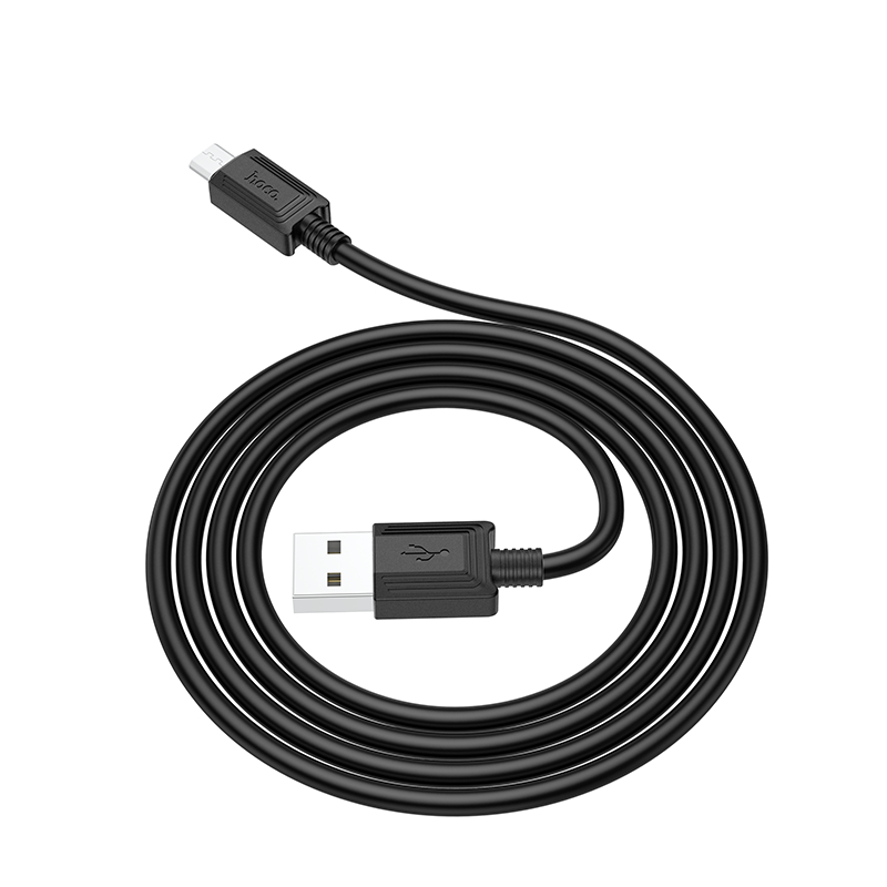 Зарядные устройства и кабели - Кабель HOCO X73 USB - MicroUSB, 2.4А, 1 м, черный