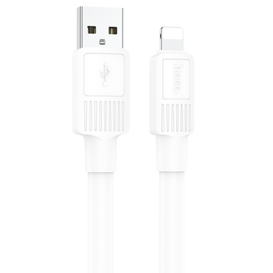 Зарядные устройства и кабели - Кабель HOCO X84 Solid USB - Lightning, 2.4А, 1 м, черный