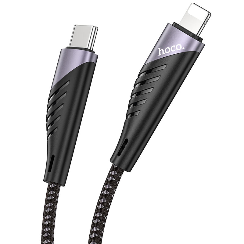 Зарядные устройства и кабели - Кабель USB-C HOCO U95 Freeway Type-C - Lightning, 20W, 1.2 м