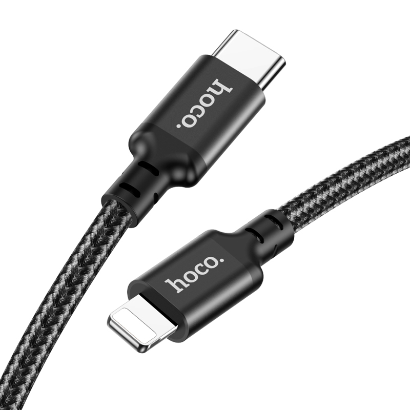 Зарядные устройства и кабели - Кабель USB-C HOCO X14 Double speed Type-C - Lightning, 20W, 3 м