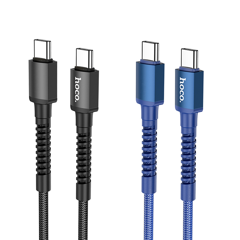 Зарядные устройства и кабели - Кабель USB-C HOCO X71 Especial Type-C - Type-C, 60W, 1 м, черный