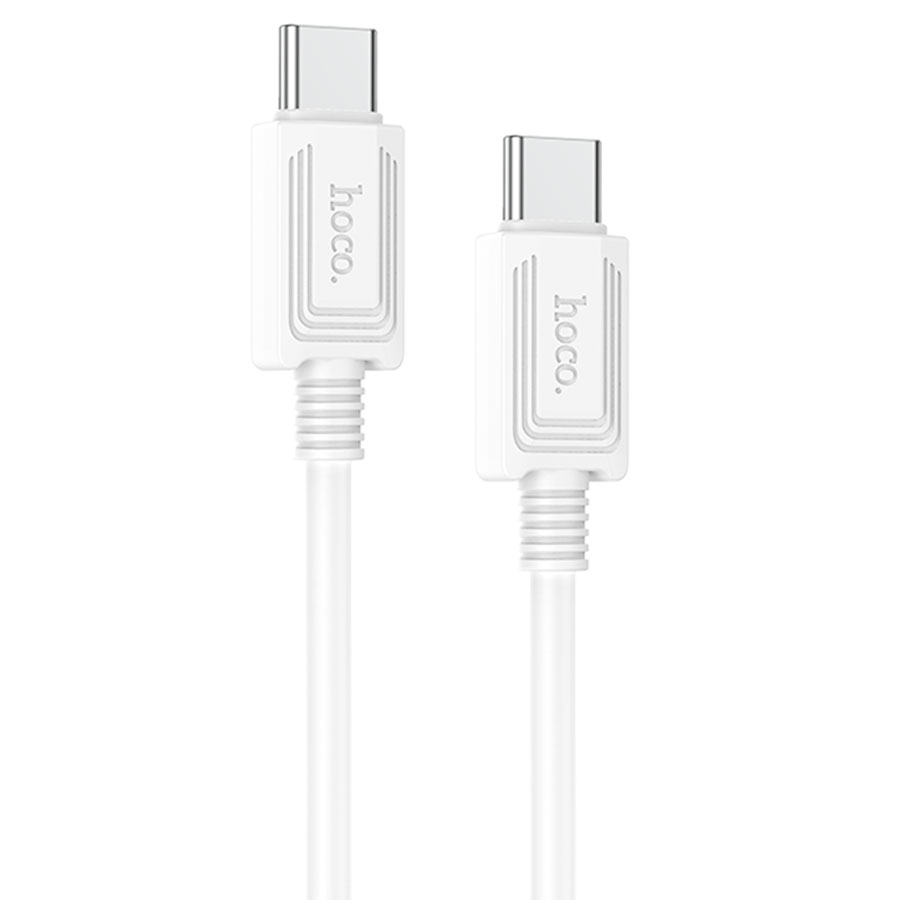 Зарядные устройства и кабели - Кабель USB-C HOCO X73 Type-C - Type-C, 60W, 1 м, белый
