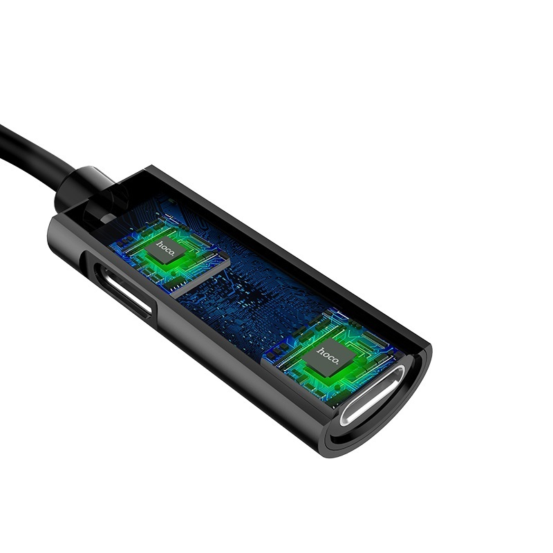 Зарядные устройства и кабели - Переходник/Адаптер HOCO LS18 2 в 1 Lightning - Dual Lightning