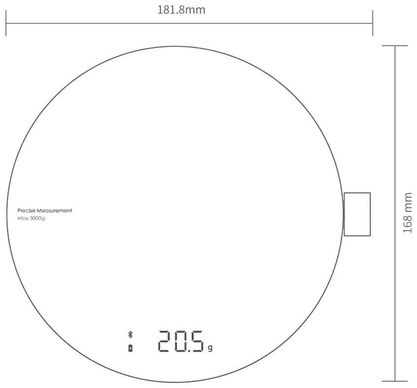 Аксессуары Xiaomi - Умные кухонные весы Xiaomi Hoto Smart QWCFC001