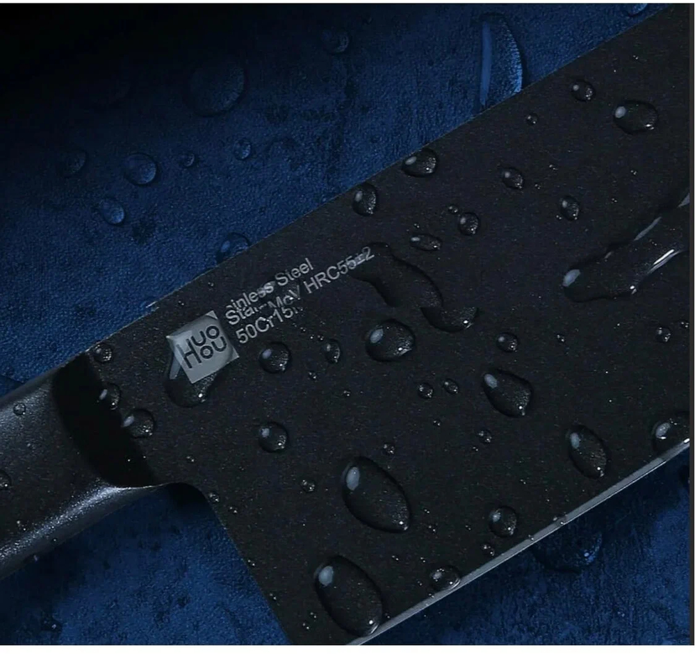 Аксессуары Xiaomi - Набор кухонных ножей Xiaomi Huo Hou Black Heat Knife Set 2 шт