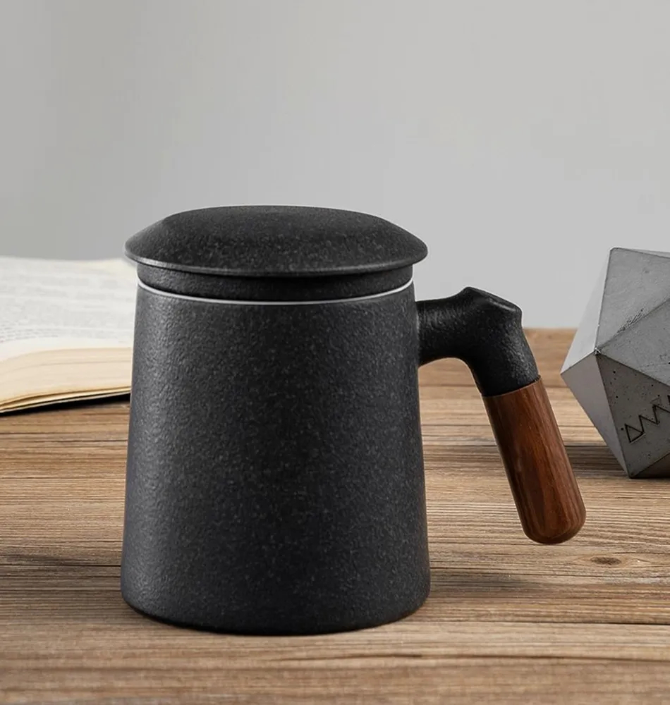 Чайники и термосы Xiaomi - Керамическая заварочная кружка Xiaomi Quange Art Ceramic Cup