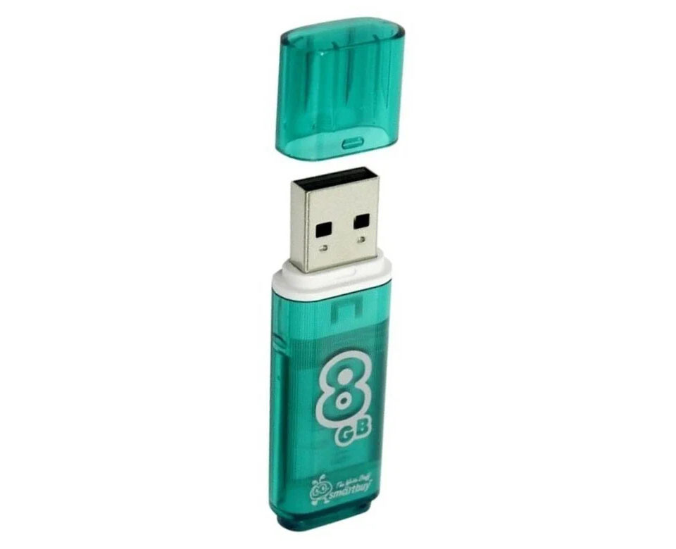 Флешки - Флешка USB 2.0 SmartBuy Glossy 8GB
