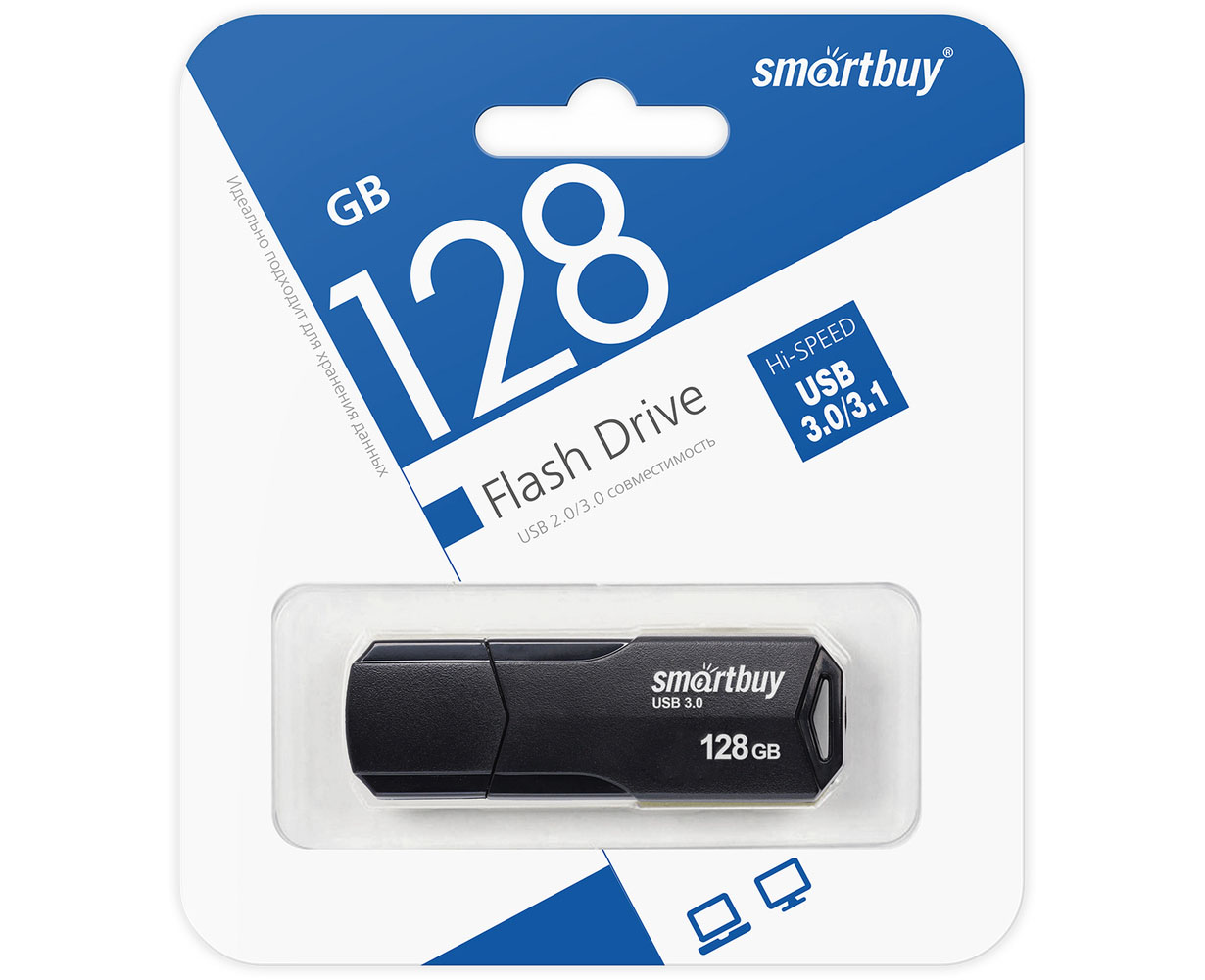 Флешки - Флешка USB 3.0/3.1 SmartBuy Clue 128GB