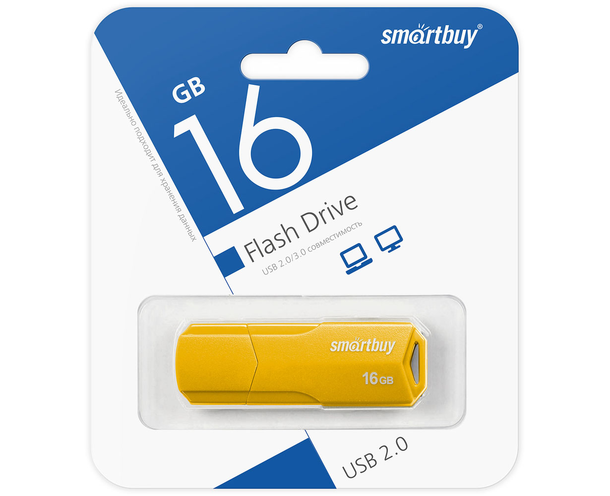 Флешки - Флешка USB 2.0 SmartBuy Clue 16GB