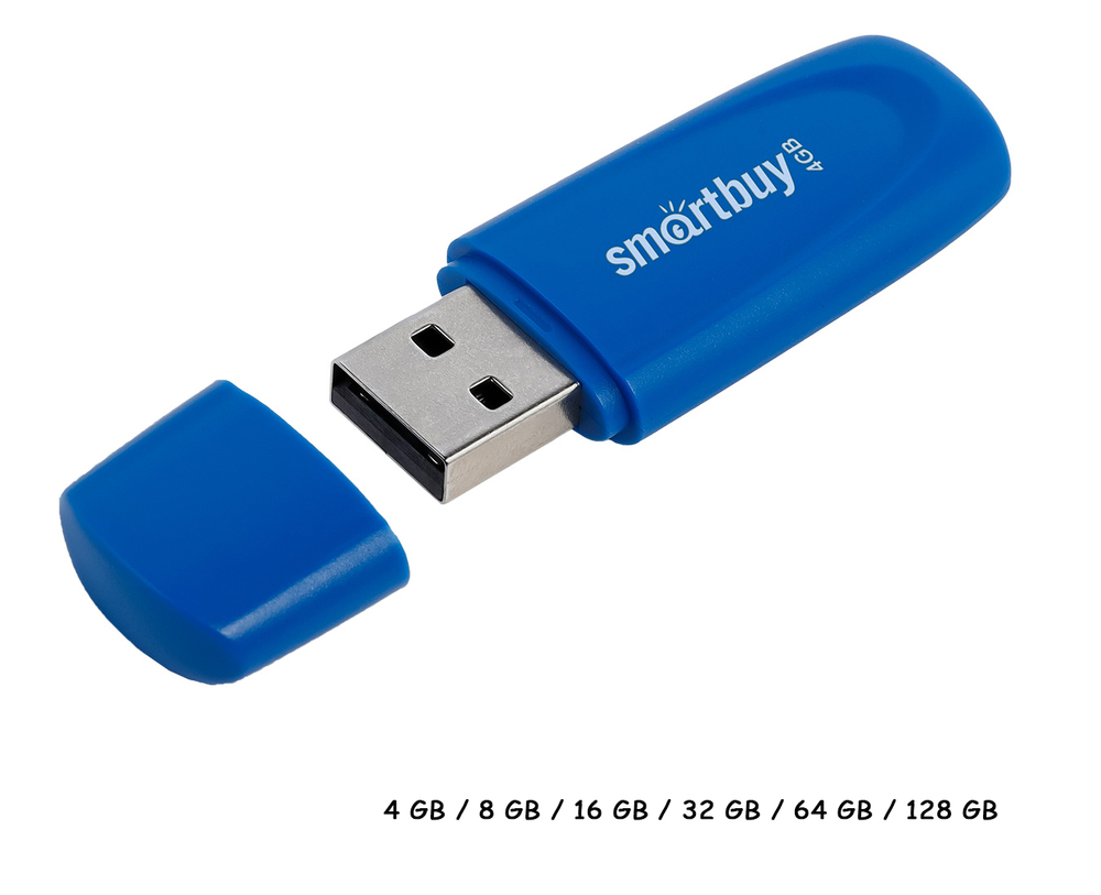 Флешки - Флешка USB 2.0 SmartBuy Scout 8GB