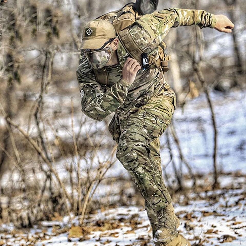 Снаряжение и экипировка - Тактическая боевая полевая униформа камуфляж зеленый