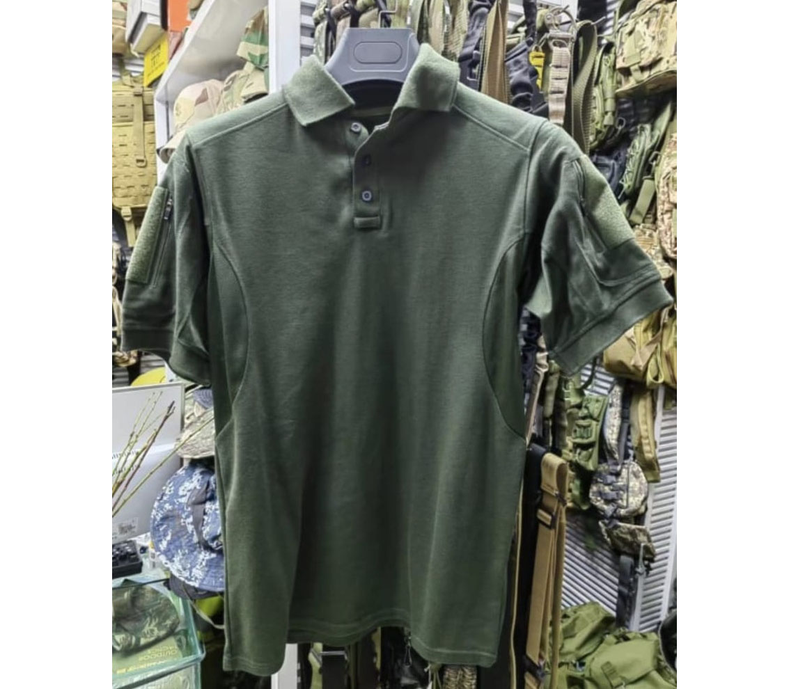 Снаряжение и экипировка - Тактическая футболка 100% хлопок зеленый