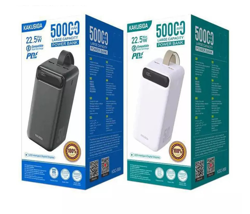 Power Bank аккумуляторы - Аккумулятор Power Bank Kakusiga 50000 mAh