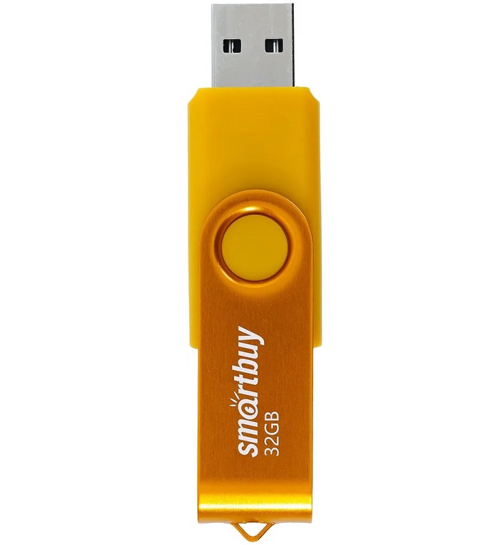 Флешки - Флешка USB 2.0 SmartBuy Twist 32GB желтый