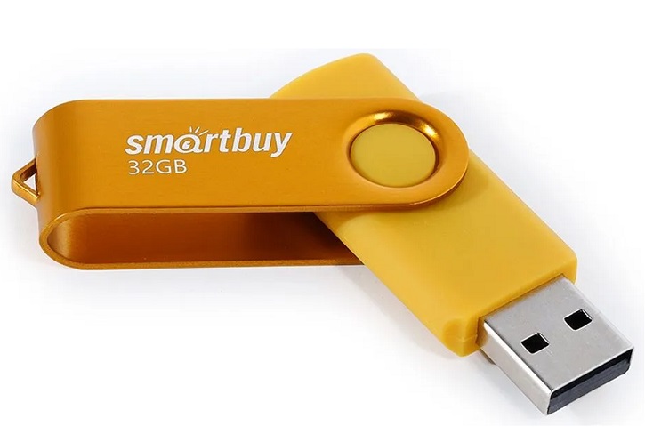 Флешки - Флешка USB 2.0 SmartBuy Twist 32GB желтый