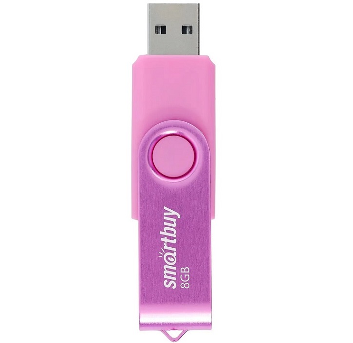 Флешки - Флешка USB 2.0 SmartBuy Twist 8GB розовый