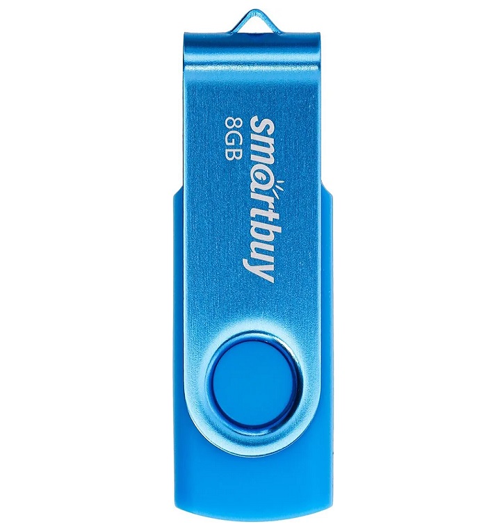 Флешки - Флешка USB 2.0 SmartBuy Twist 8GB синий