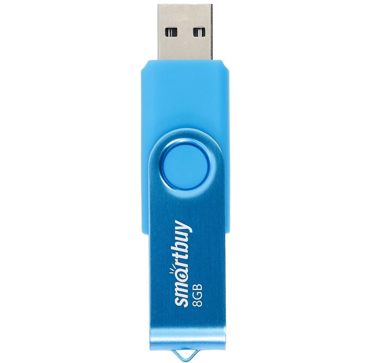 Флешки - Флешка USB 2.0 SmartBuy Twist 8GB синий