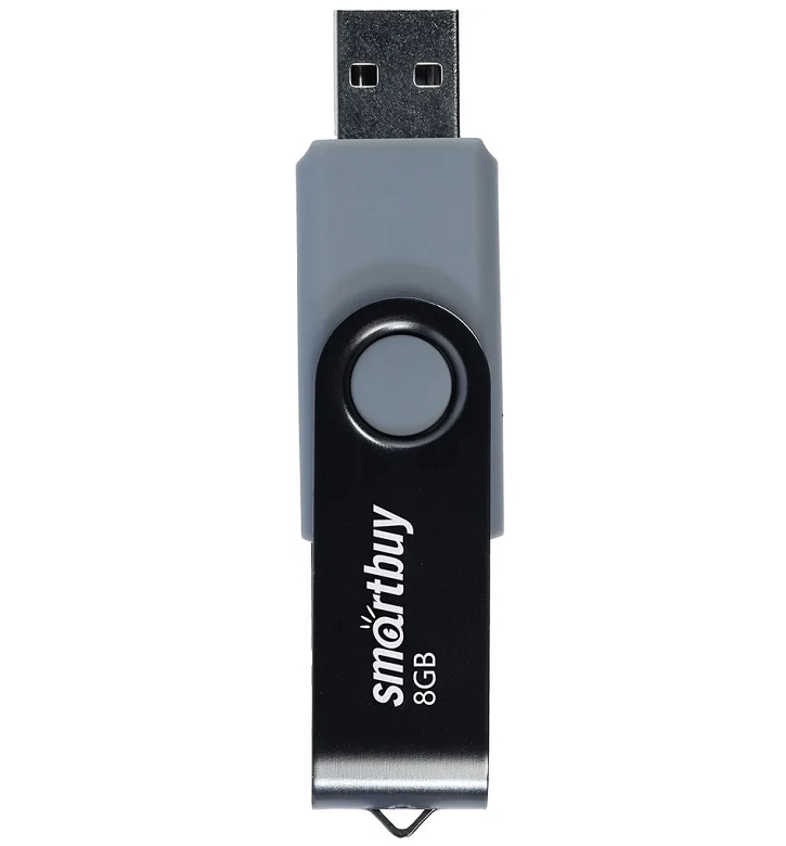 Флешки - Флешка USB 2.0 SmartBuy Twist 8GB черный