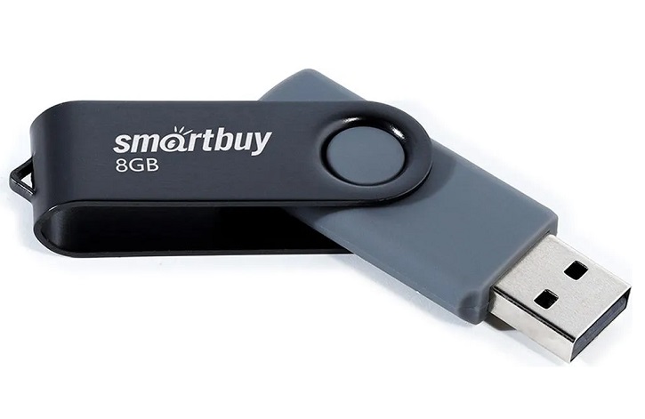 Флешки - Флешка USB 2.0 SmartBuy Twist 8GB черный