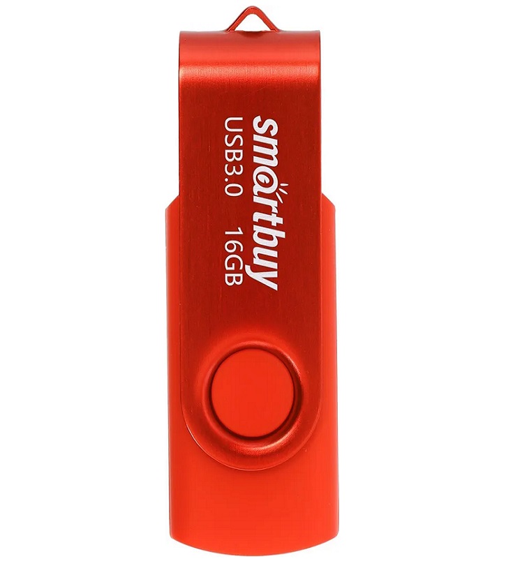 Флешки - Флешка USB 2.0 SmartBuy Twist 16GB красный