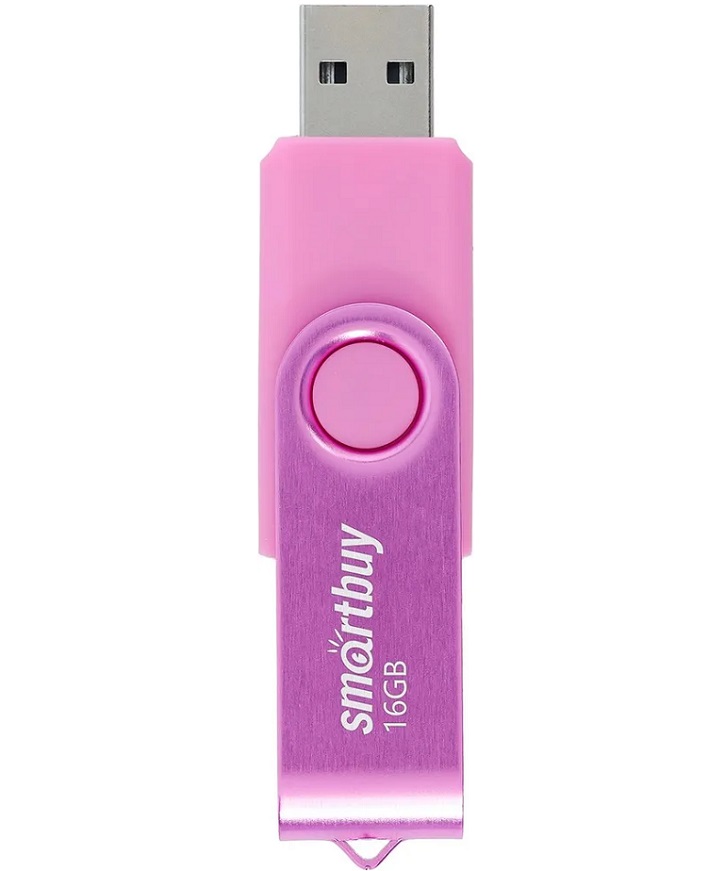 Флешки - Флешка USB 2.0 SmartBuy Twist 16GB розовый