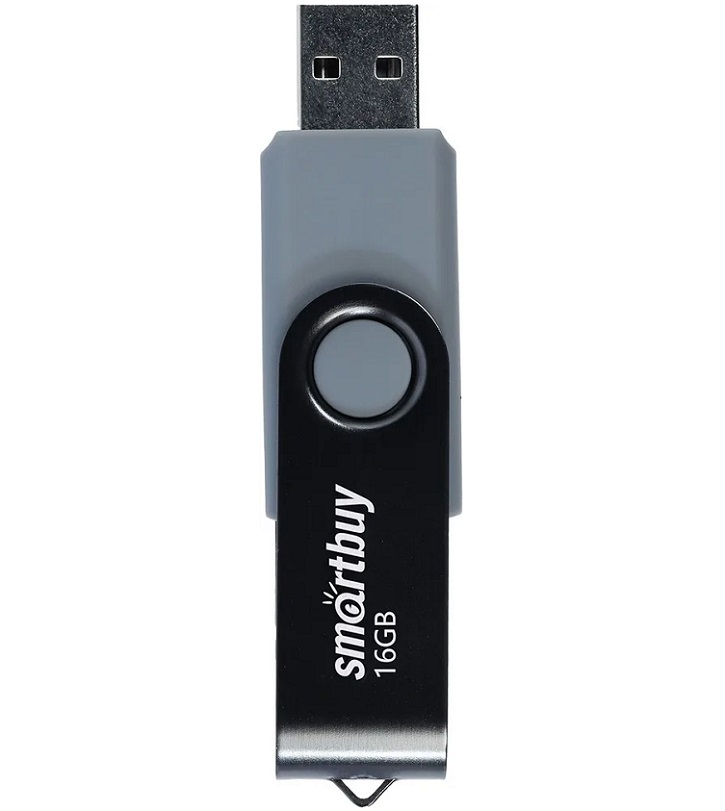 Флешки - Флешка USB 2.0 SmartBuy Twist 16GB черный