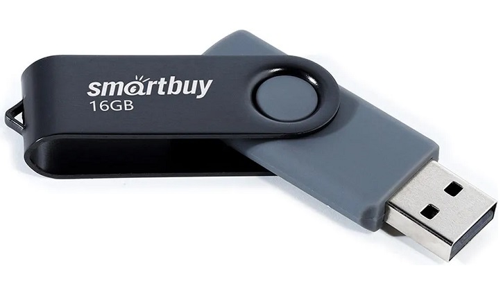 Флешки - Флешка USB 2.0 SmartBuy Twist 16GB черный