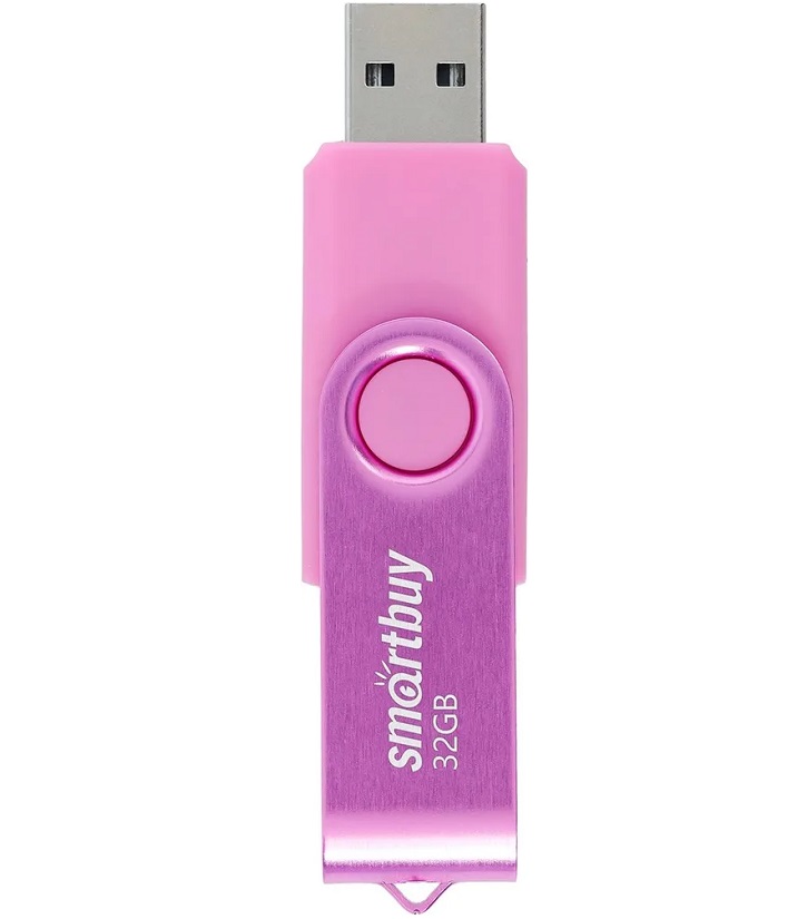 Флешки - Флешка USB 2.0 SmartBuy Twist 32GB розовый