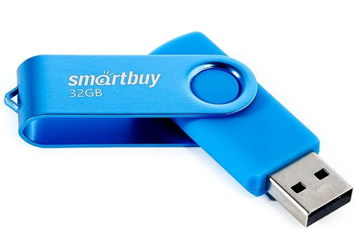 Флешки - Флешка USB 2.0 SmartBuy Twist 32GB синий