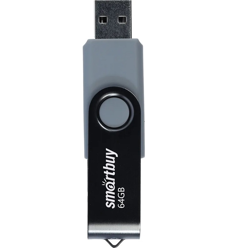 Флешки - Флешка USB 2.0 SmartBuy Twist 64GB черный