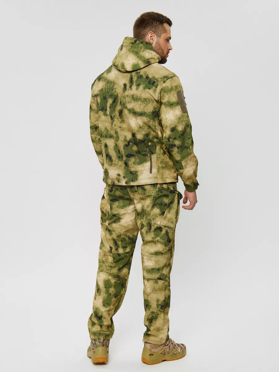 Тактический костюм Softshell демисезонный зеленый мох Снаряжение и экипировка - Тактический костюм Softshell демисезонный зеленый мох