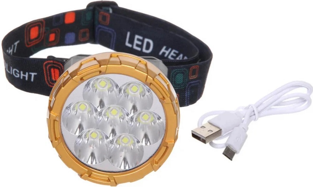 Налобные фонари - Фонарь налобный аккумуляторный HeadLight HX208-7
