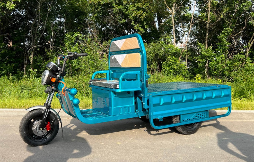 Трехколесный электроскутер - Грузовой трицикл IKINGI C06 CARGO 1500W