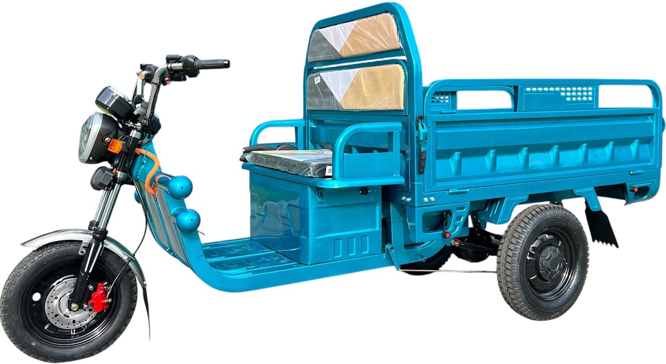 Трехколесный электроскутер - Грузовой трицикл IKINGI C06 CARGO 1500W