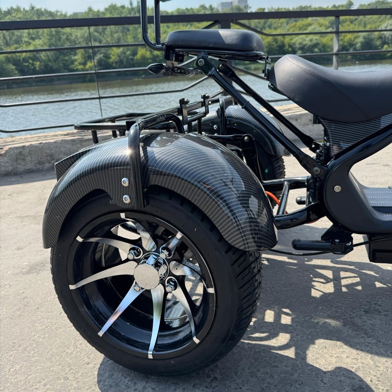 Трехколесный электроскутер - Трехколесный электроскутер IKINGI HARLEY CHOPPER