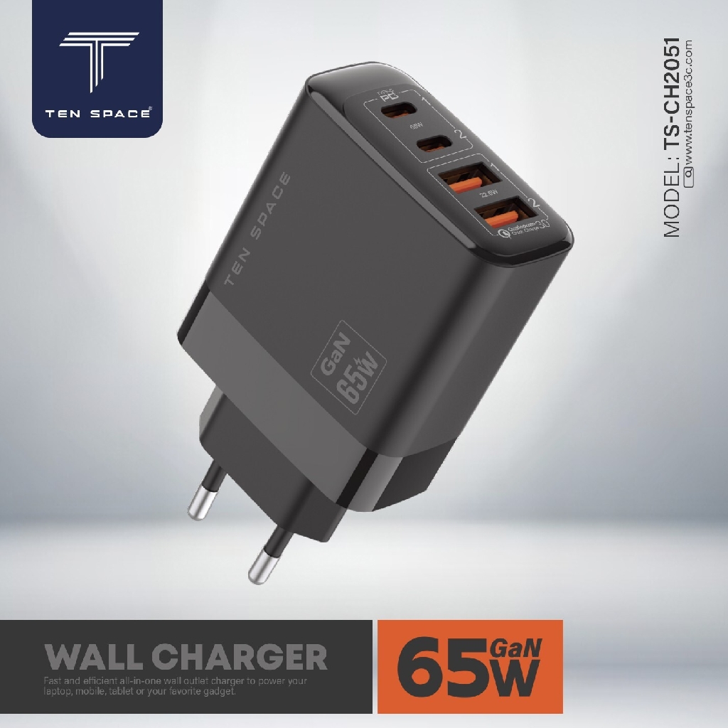 Зарядные устройства Xiaomi - Зарядное устройство TEN SPACE 65W Charger