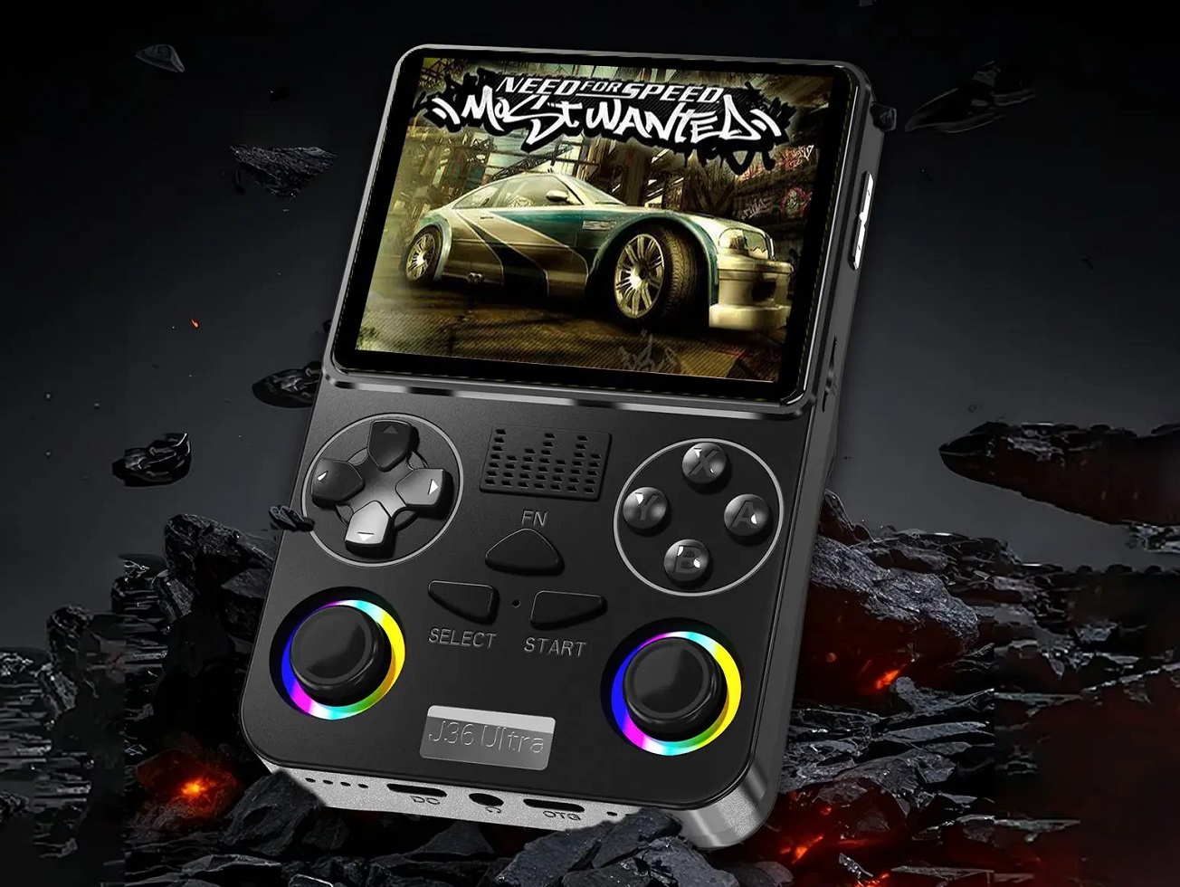 Игровые приставки - Портативная игровая консоль J36 Ultra