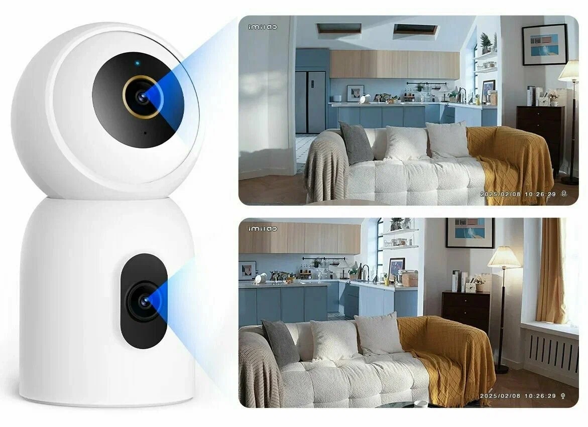 IP-камеры Xiaomi - IP-камера Xiaomi IMILAB Indoor Camera Plug-in C30 Dual