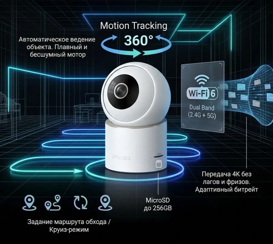 IP-камеры Xiaomi - IP-камера Xiaomi IMILAB Indoor Camera Plug-in C40