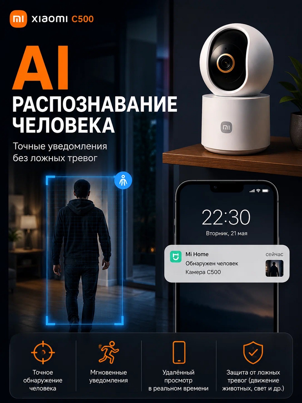 IP-камеры Xiaomi - IP-камера Xiaomi Smart Camera С500