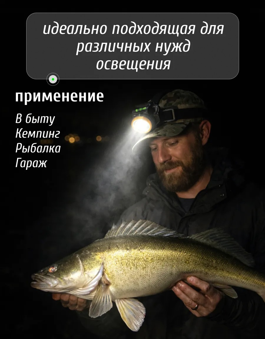 Фонарь налобный аккумуляторный DS-040 LED Налобные фонари - Фонарь налобный аккумуляторный DS-040 LED