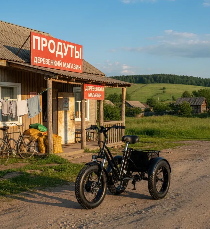 Электровелосипеды - Трехколесный электровелосипед GT ZV-01 TRIKE